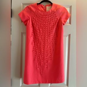 Marta hot pink dress with sleeves
